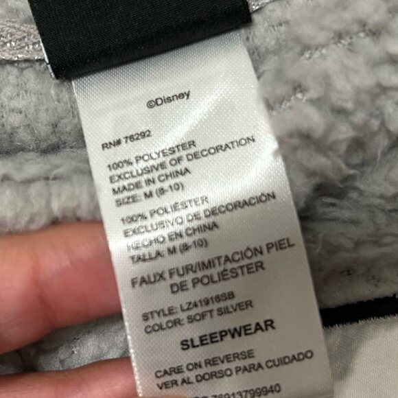 fuzzy disney nightmare before christmas pajama set size m • good preowned condit - Picture 3 of 6